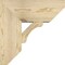 Ekena Millwork Legacy Slat Rough Sawn Bracket w/ Offset Brace, Douglas Fir, 8"W x 18"D x 18"H BKT0806X18X18LEC06RDF - alternate 4